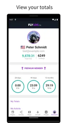 FlyLog.io Pilot Logbook with VFR navigation android App screenshot 9