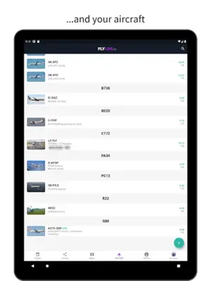 FlyLog.io Pilot Logbook with VFR navigation android App screenshot 2