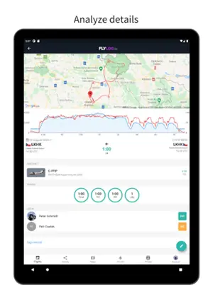 FlyLog.io Pilot Logbook with VFR navigation android App screenshot 5